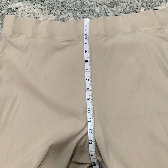 Lily, Morgan, size 1X, taupe capris - Picture 3 of 11